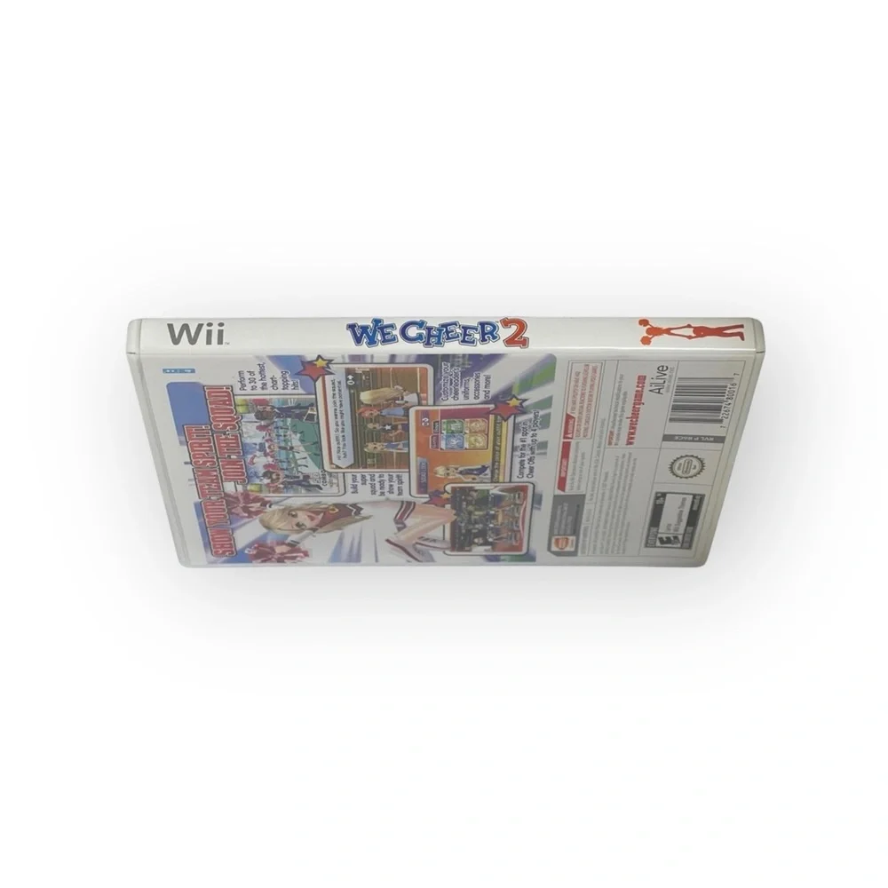 Nintendo Wii 🜸 We Cheer 2 Game 🜸 Original Case 🜸 Instruction Booklet 🜸 Test